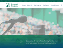 Tablet Screenshot of jeremiahprogram.org